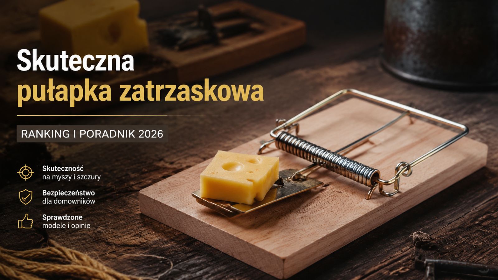 Skuteczna pułapka zatrzaskowa – ranking i poradnik 2026