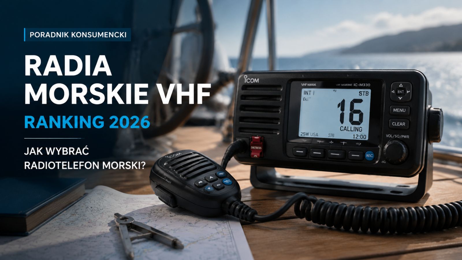 Radio morskie VHF – Ranking 2026. Jak wybrać radiotelefon morski?