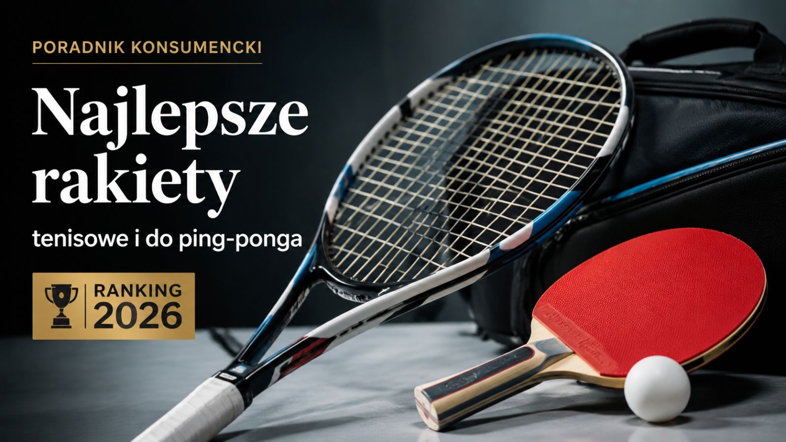 Najlepsze rakiety tenisowe i do ping-ponga – ranking 2026
