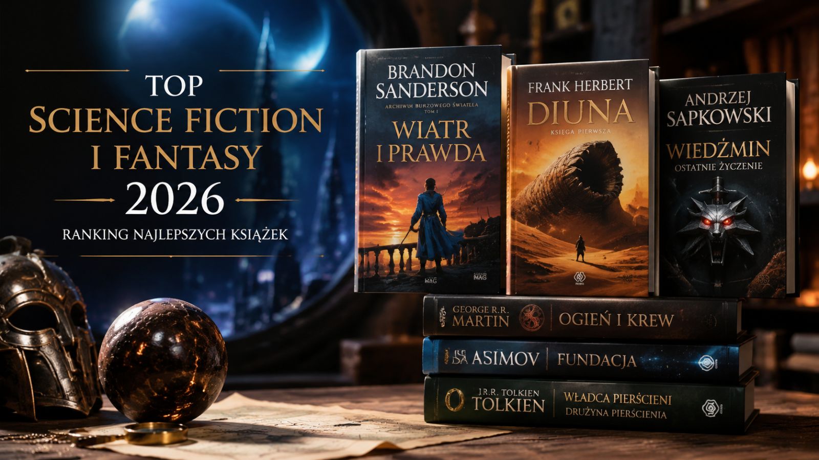 Top Science Fiction i Fantasy 2026 – Ranking Najlepszych Książek