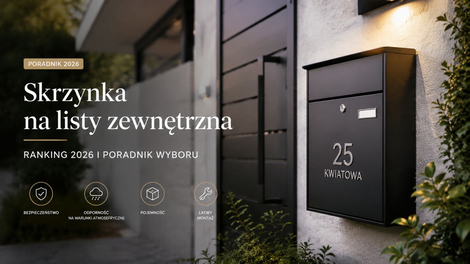 Skrzynka na listy zewnętrzna – ranking 2026 i poradnik wyboru