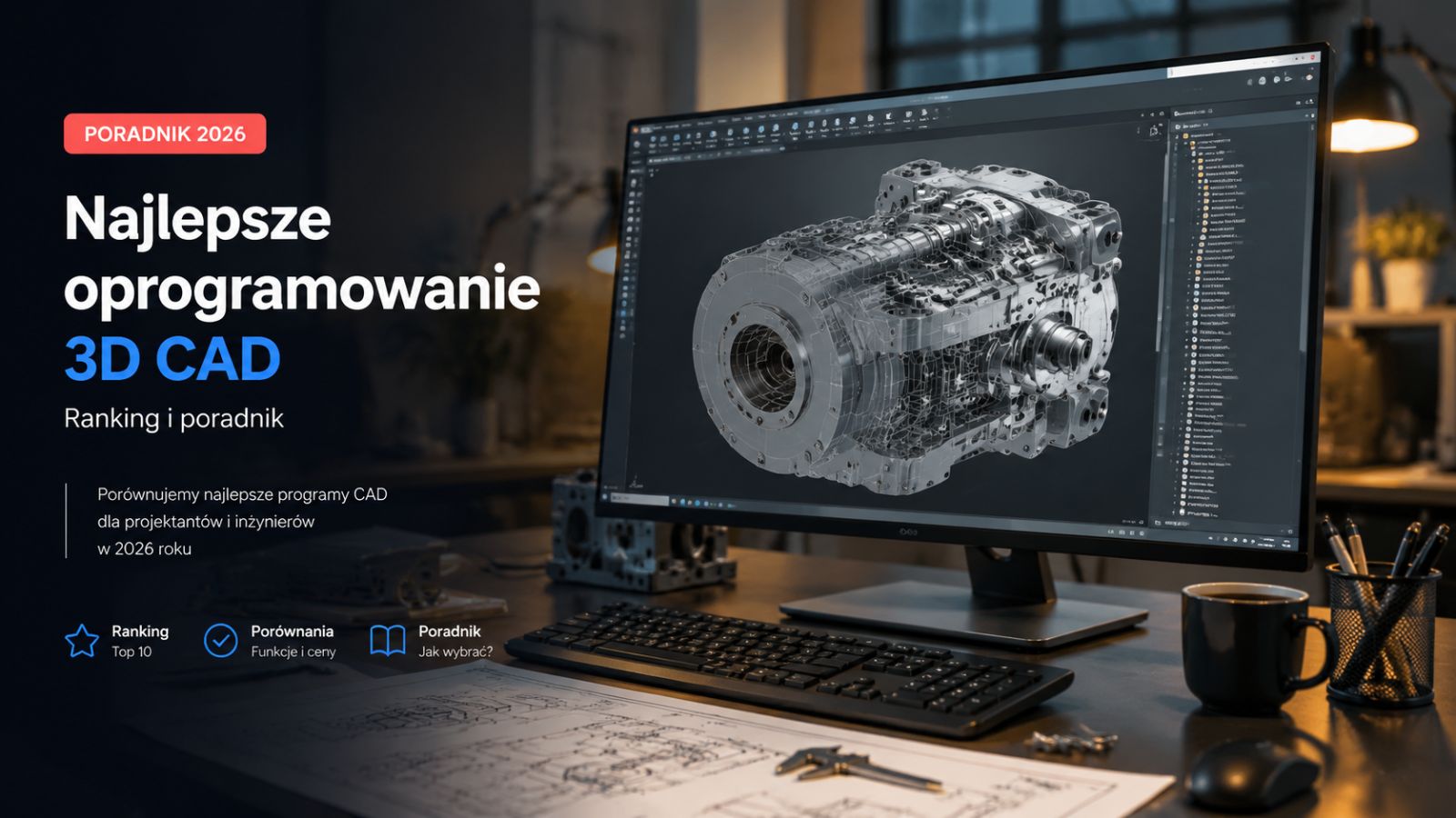 Najlepsze oprogramowanie 3D CAD – Ranking i poradnik 2026