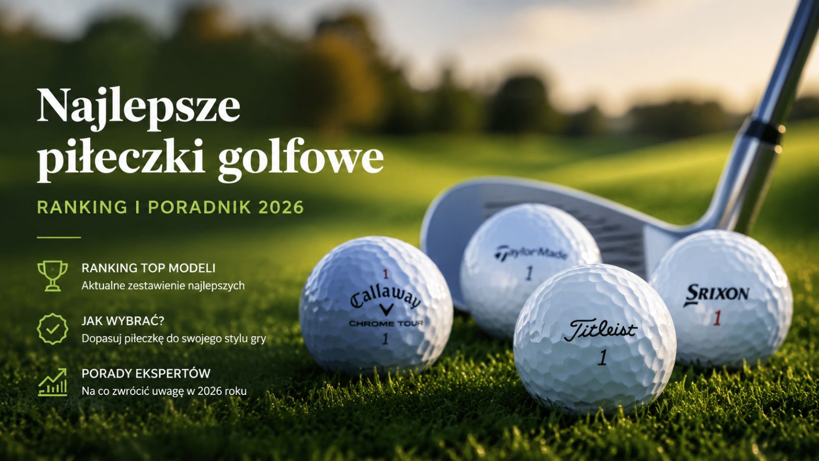 Najlepsze piłeczki golfowe (golf balls) – ranking i poradnik 2026
