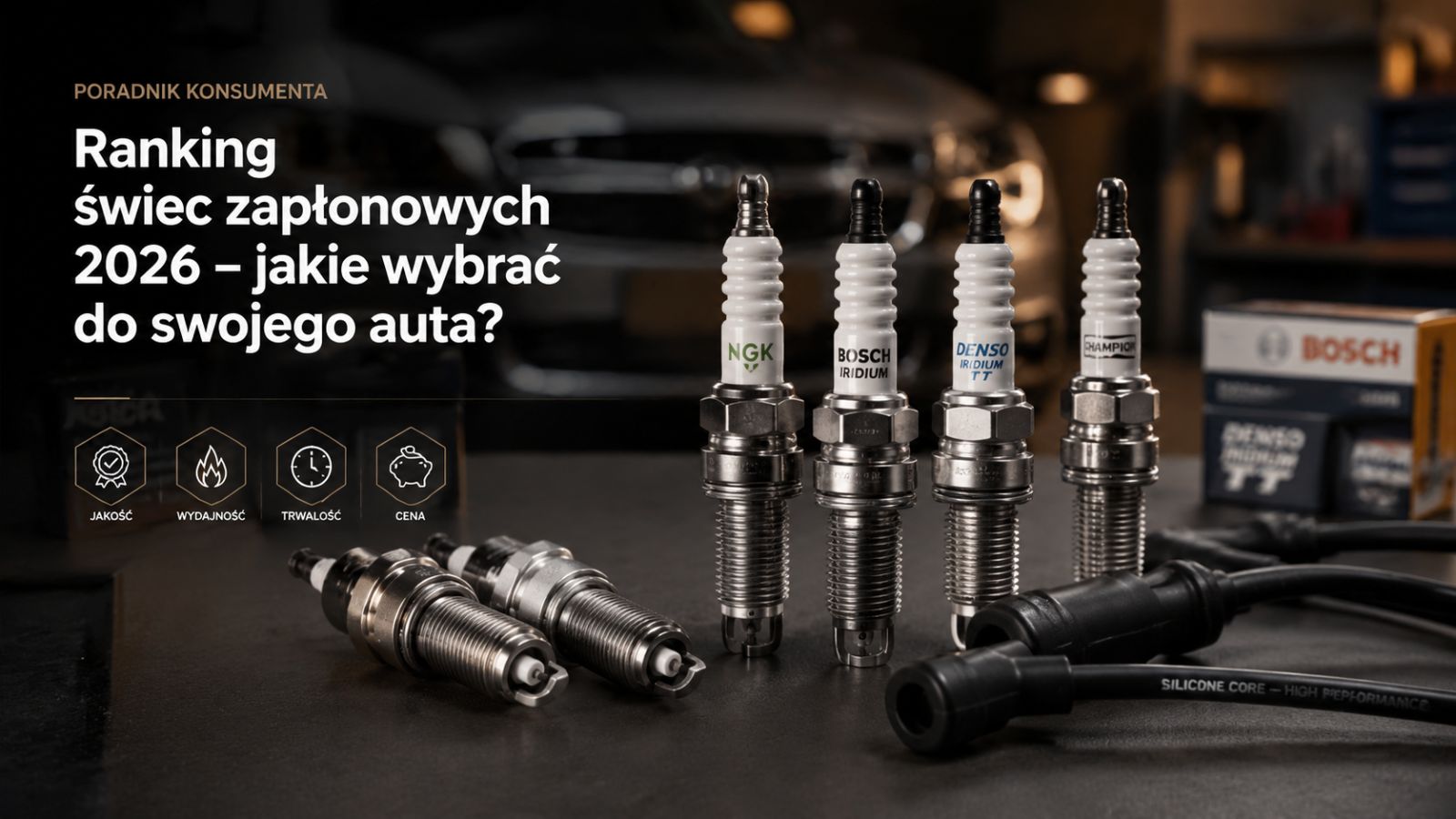 Ranking świec zapłonowych 2026 – jakie wybrać do swojego auta?