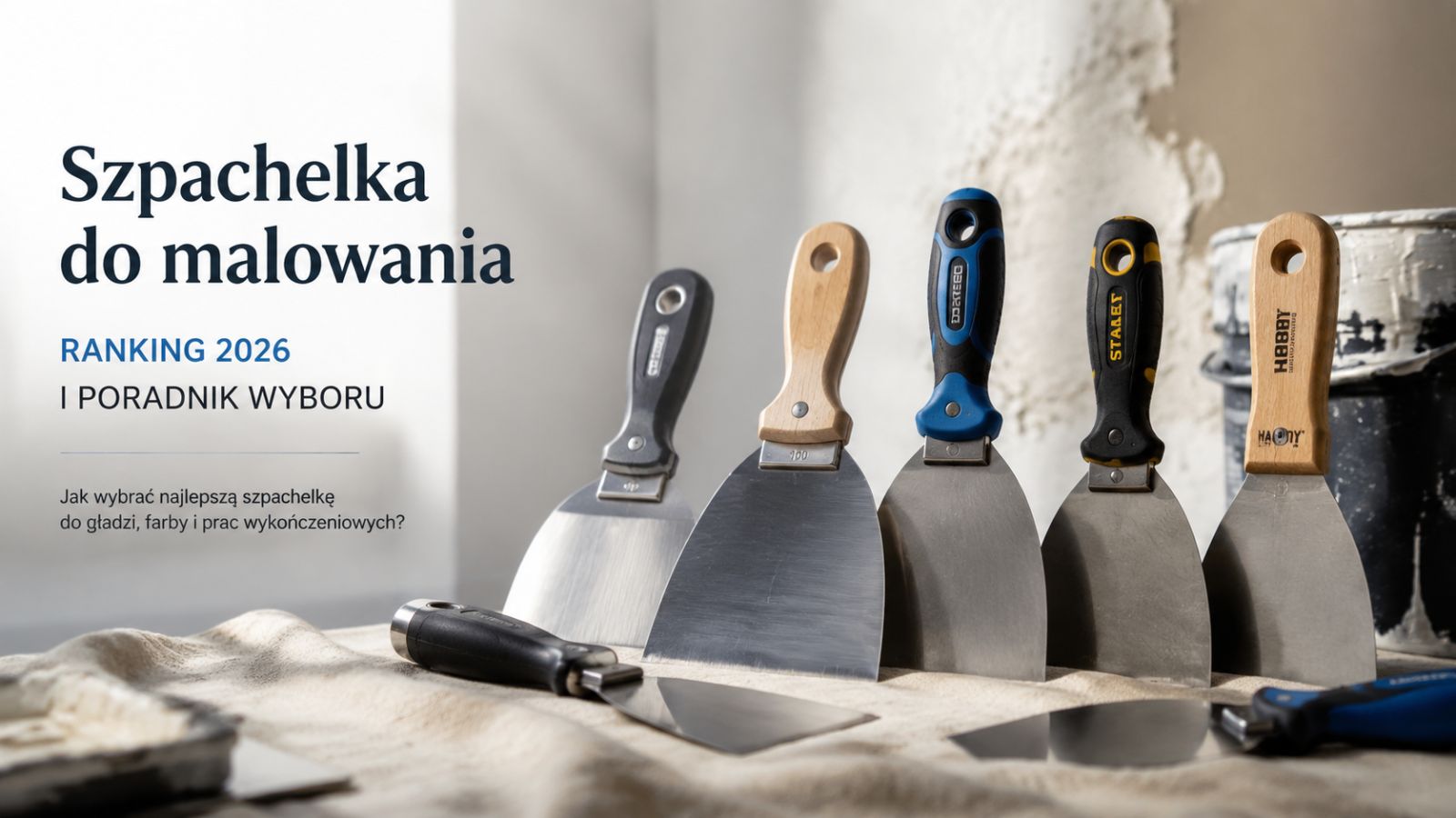 Szpachelka do malowania – ranking 2026 i poradnik wyboru