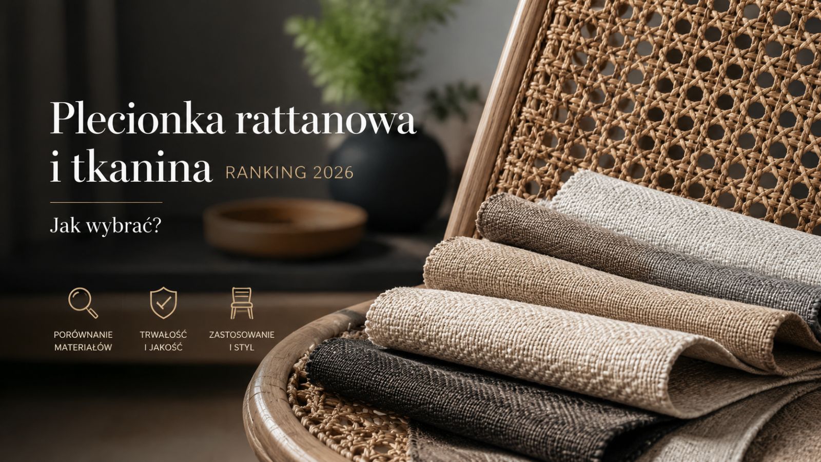 Plecionka rattanowa i tkanina – ranking 2026. Jak wybrać?