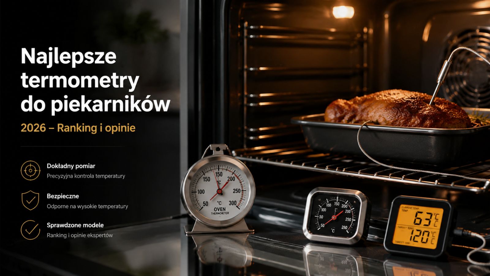 Najlepsze termometry do piekarników 2026 – Ranking i opinie