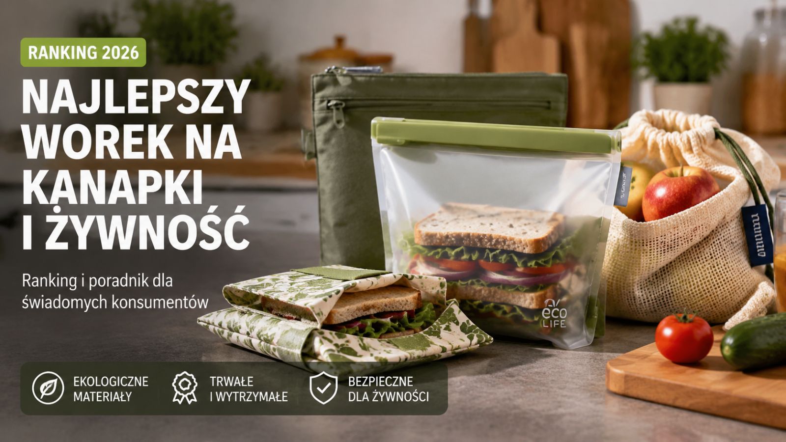 Najlepszy worek na kanapki i żywność – Ranking 2026