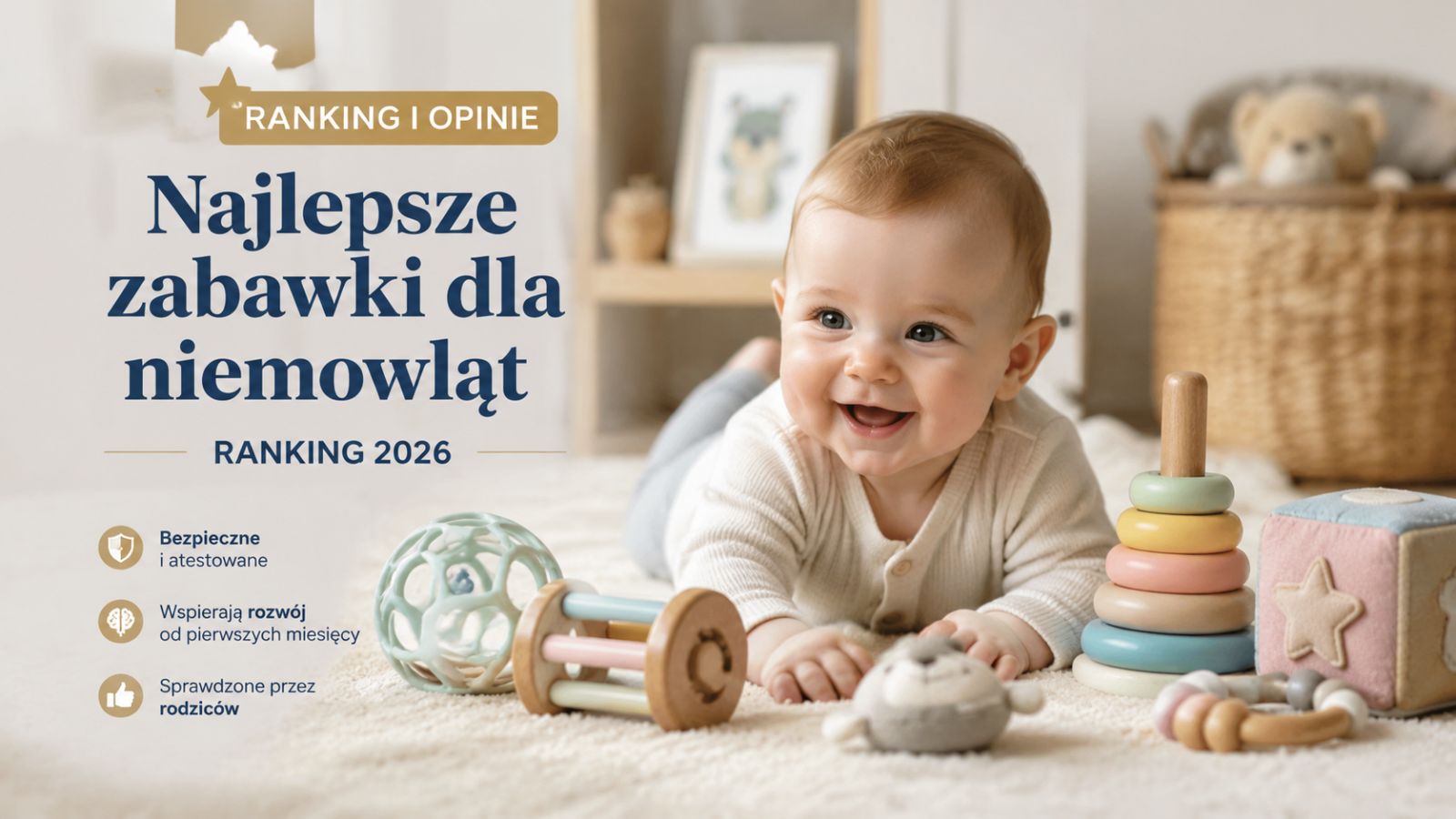Najlepsze zabawki dla niemowląt – ranking i opinie 2026