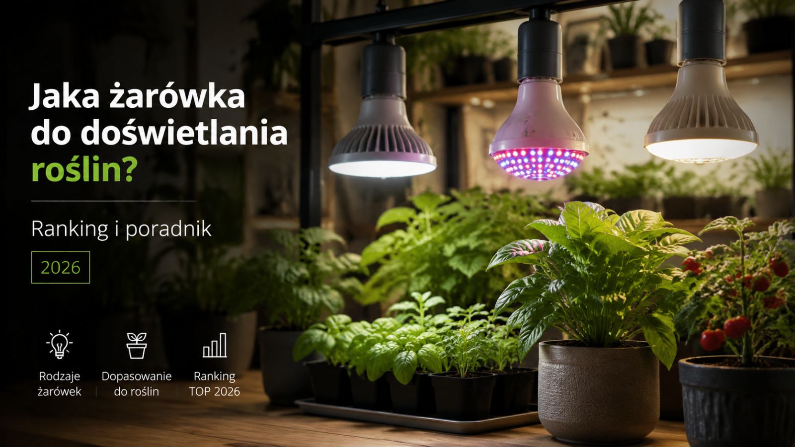 Jaka żarówka do doświetlania roślin? Ranking i poradnik 2026