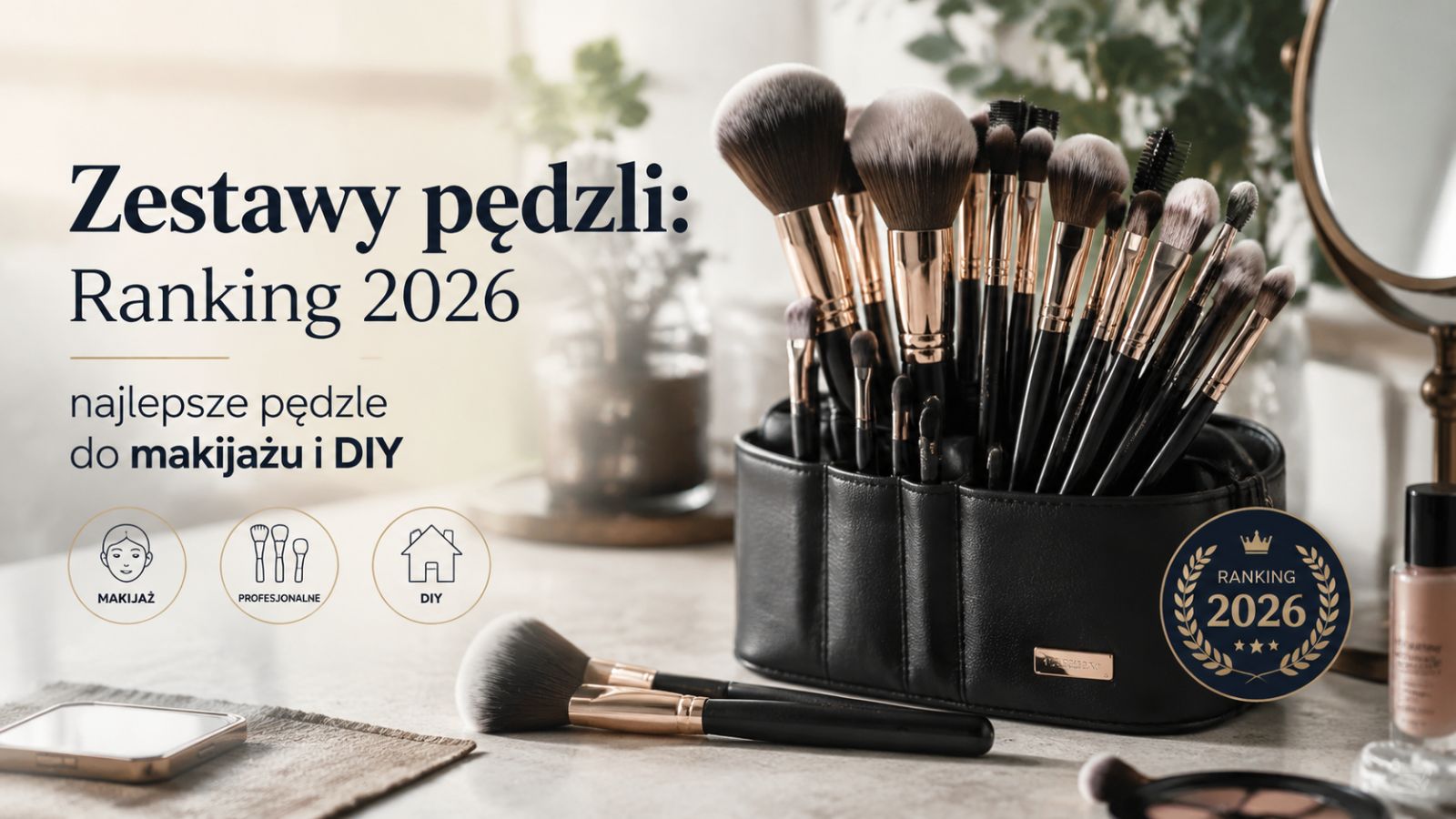 Zestawy pędzli: Ranking 2026 – najlepsze pędzle do makijażu i DIY